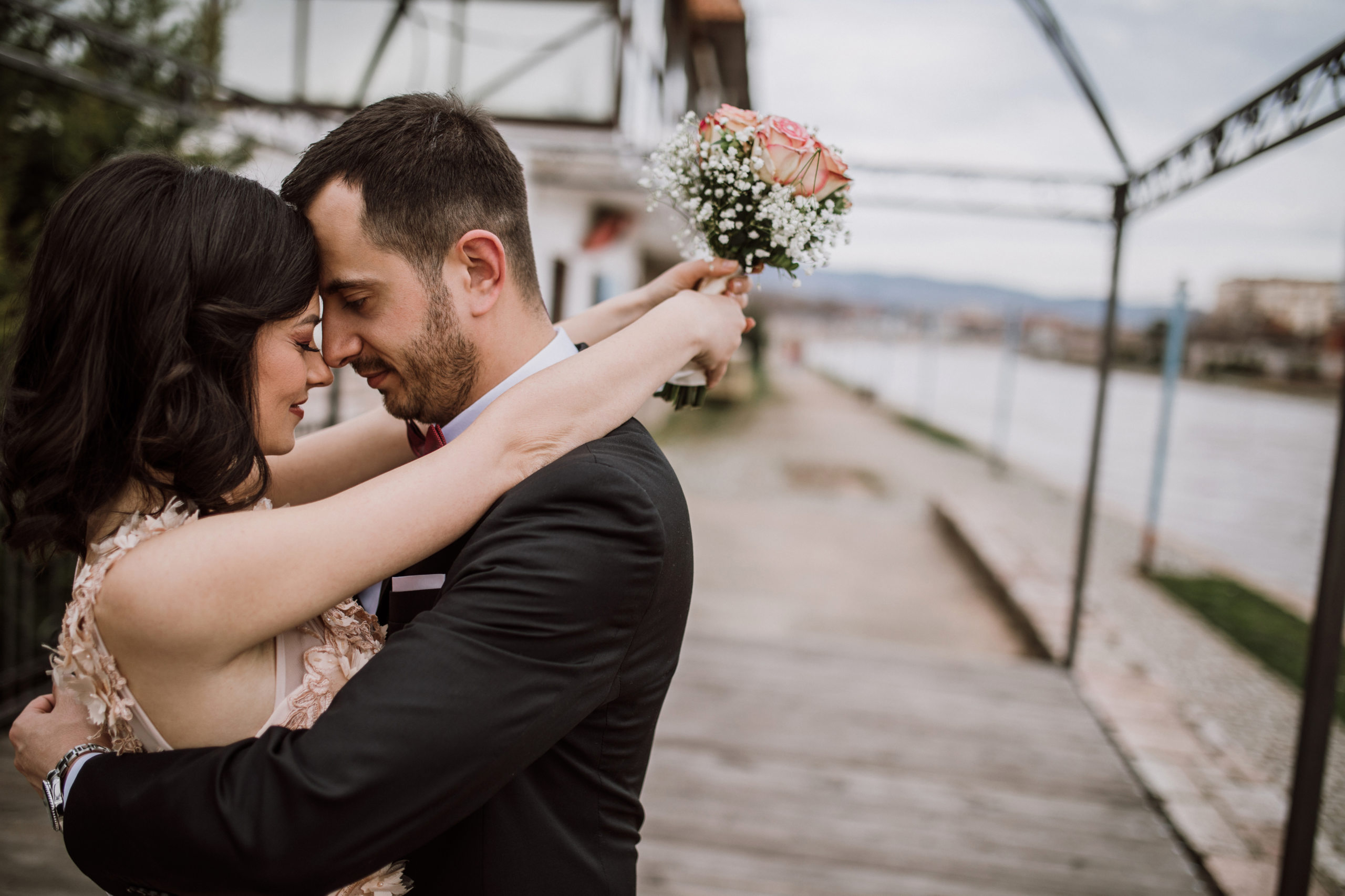 Bride and groom enjoying their big day without worries thanks to wedding insurance