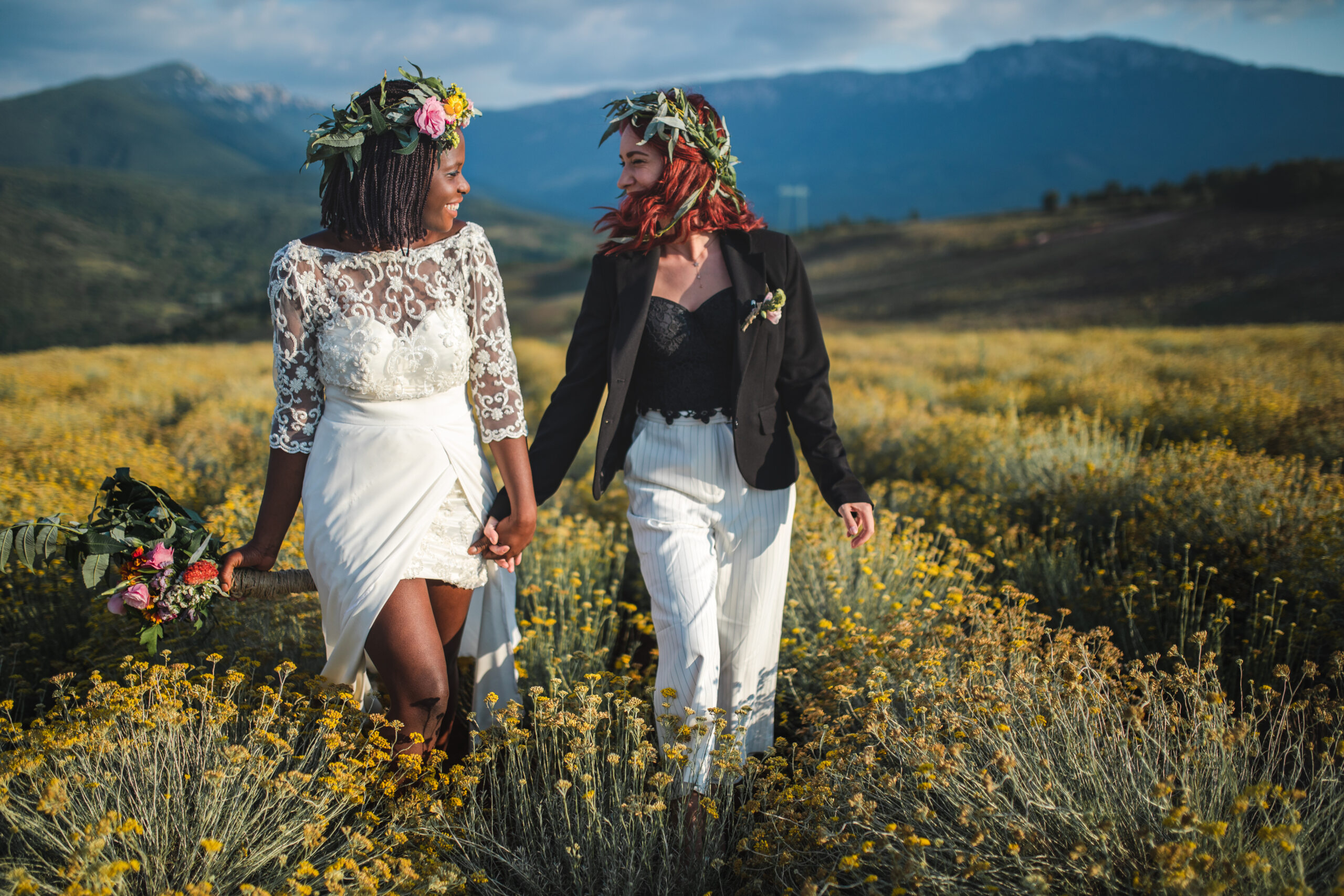 Romantic couple completed their wedding checklist and got married